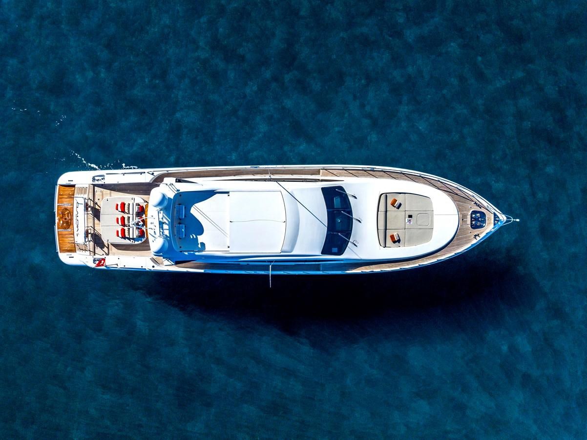 a boat in the water aboard CLAUDIA'S Yacht for Sale