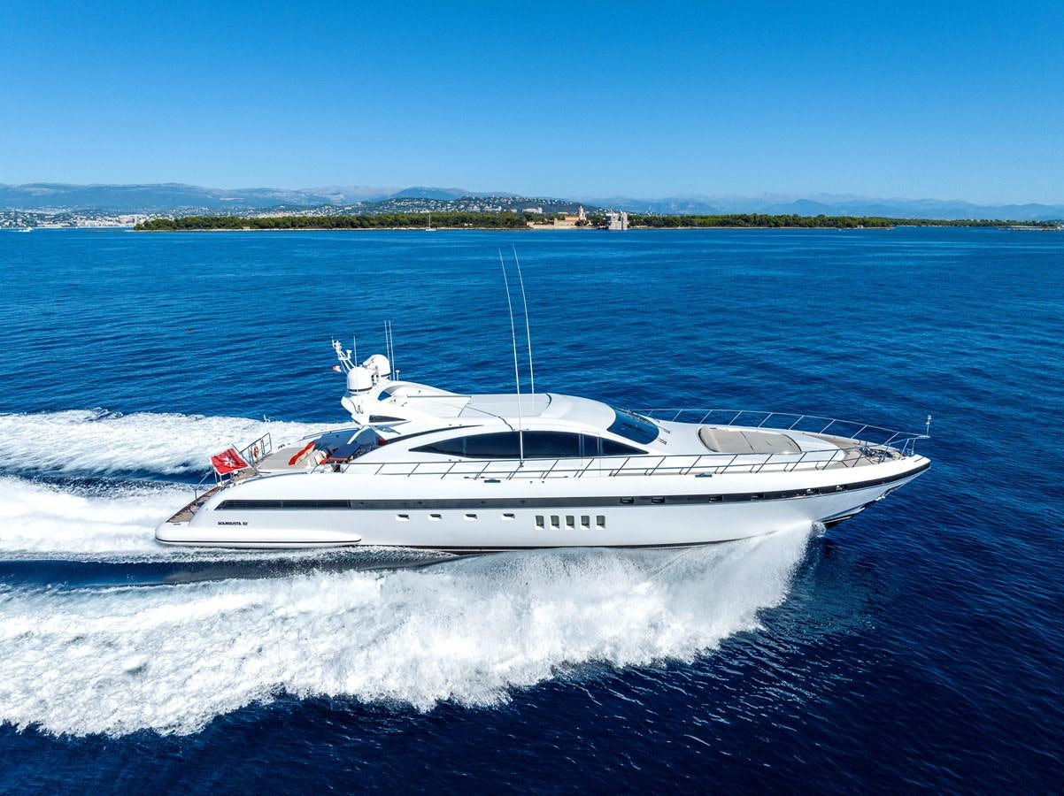 a boat on the water aboard CLAUDIA'S Yacht for Sale