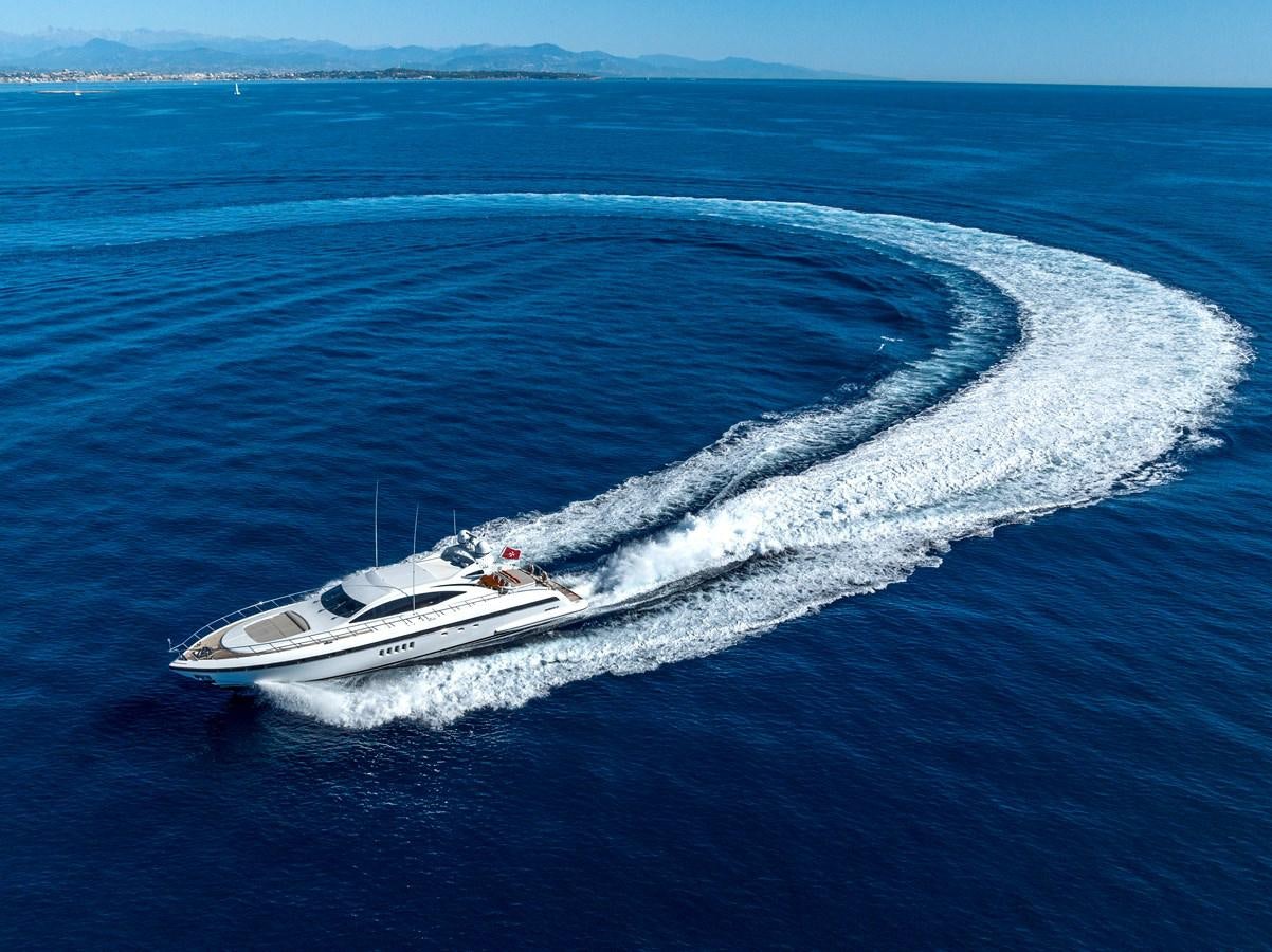 a boat on the water aboard CLAUDIA'S Yacht for Sale