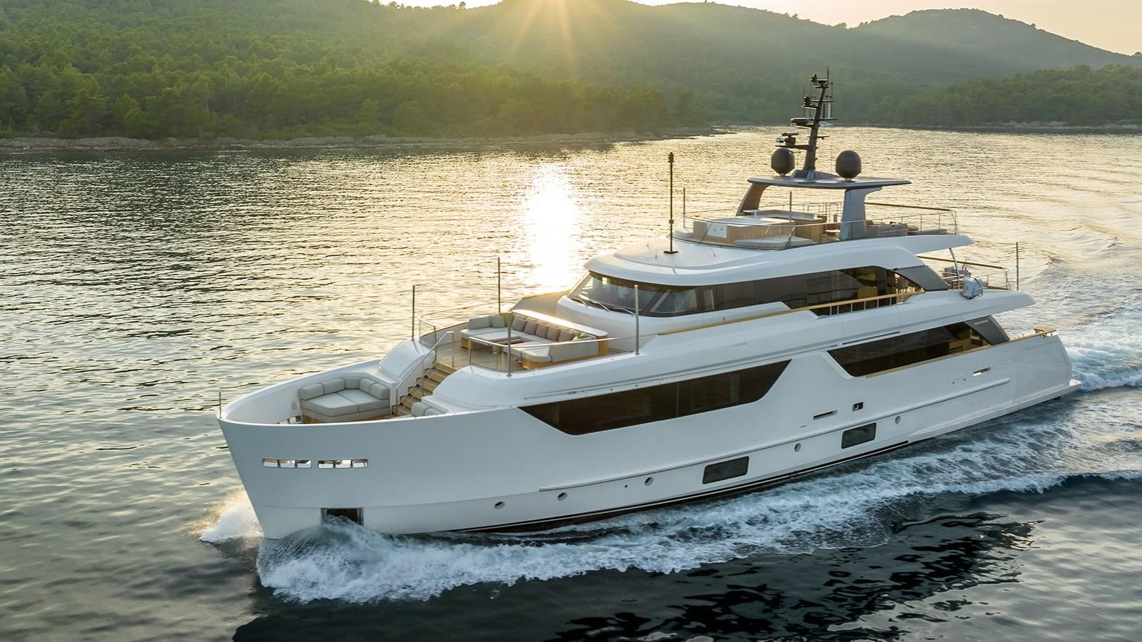 a boat on the water aboard EROS Yacht for Sale