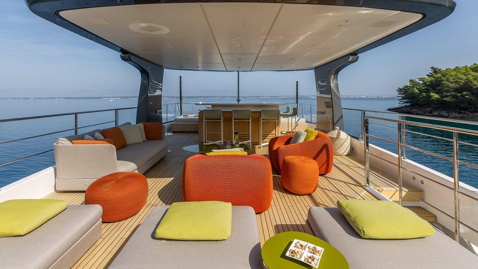 a boat on the water aboard EROS Yacht for Sale