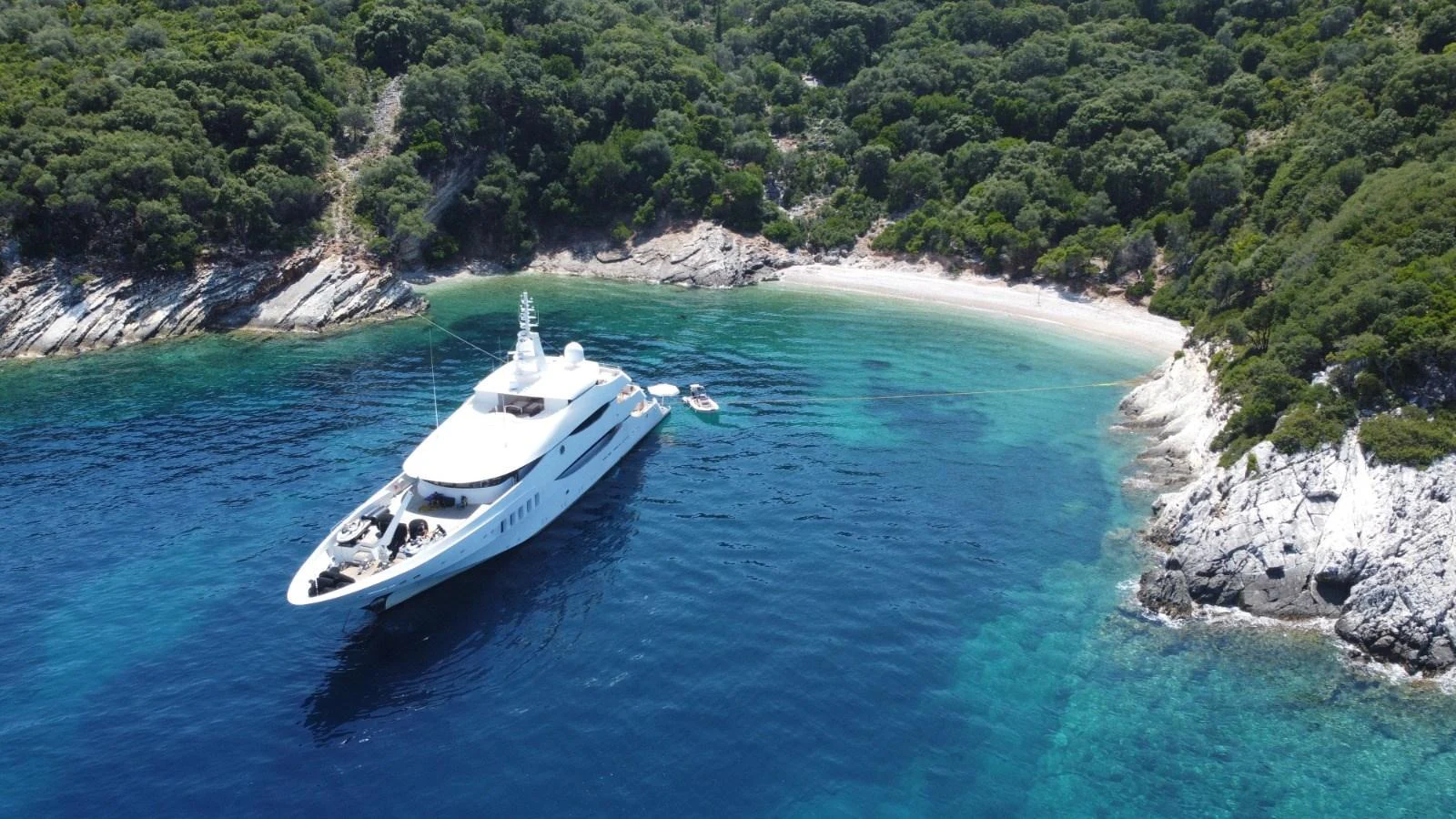 a boat in the water aboard N.M.N Yacht for Sale