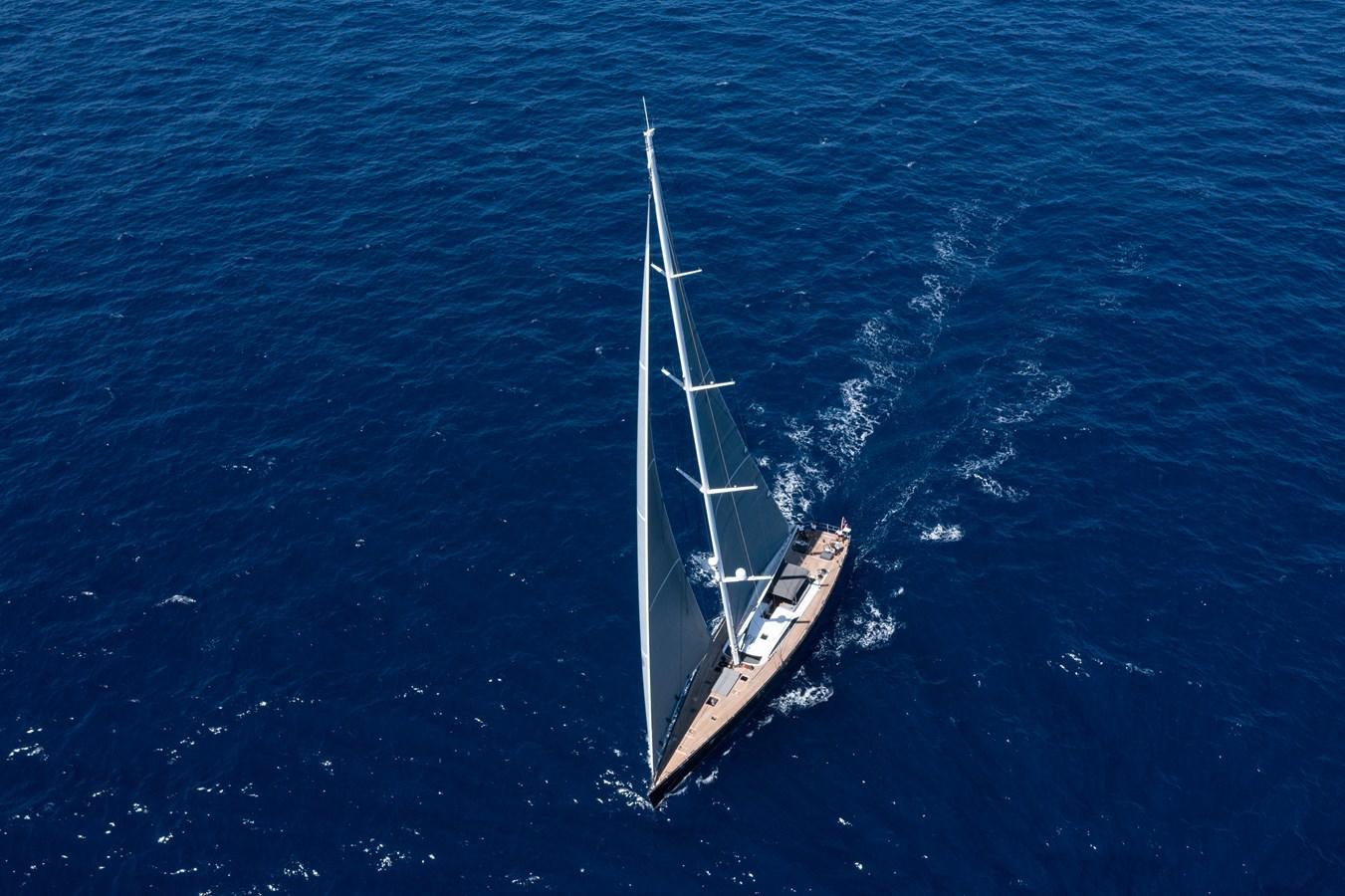 a boat sailing in the sea aboard YCH2 Yacht for Sale