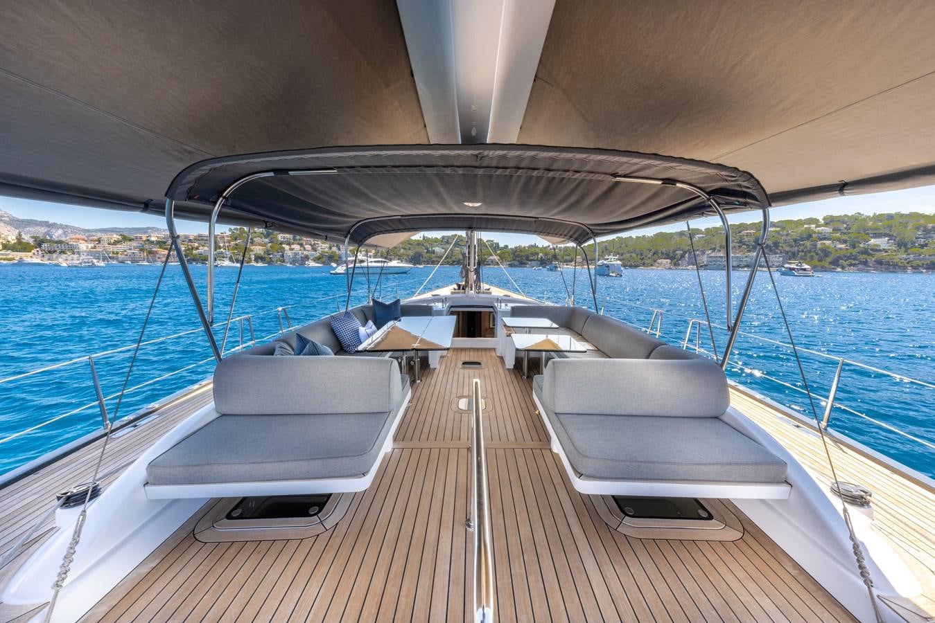 a boat on the water aboard YCH2 Yacht for Sale