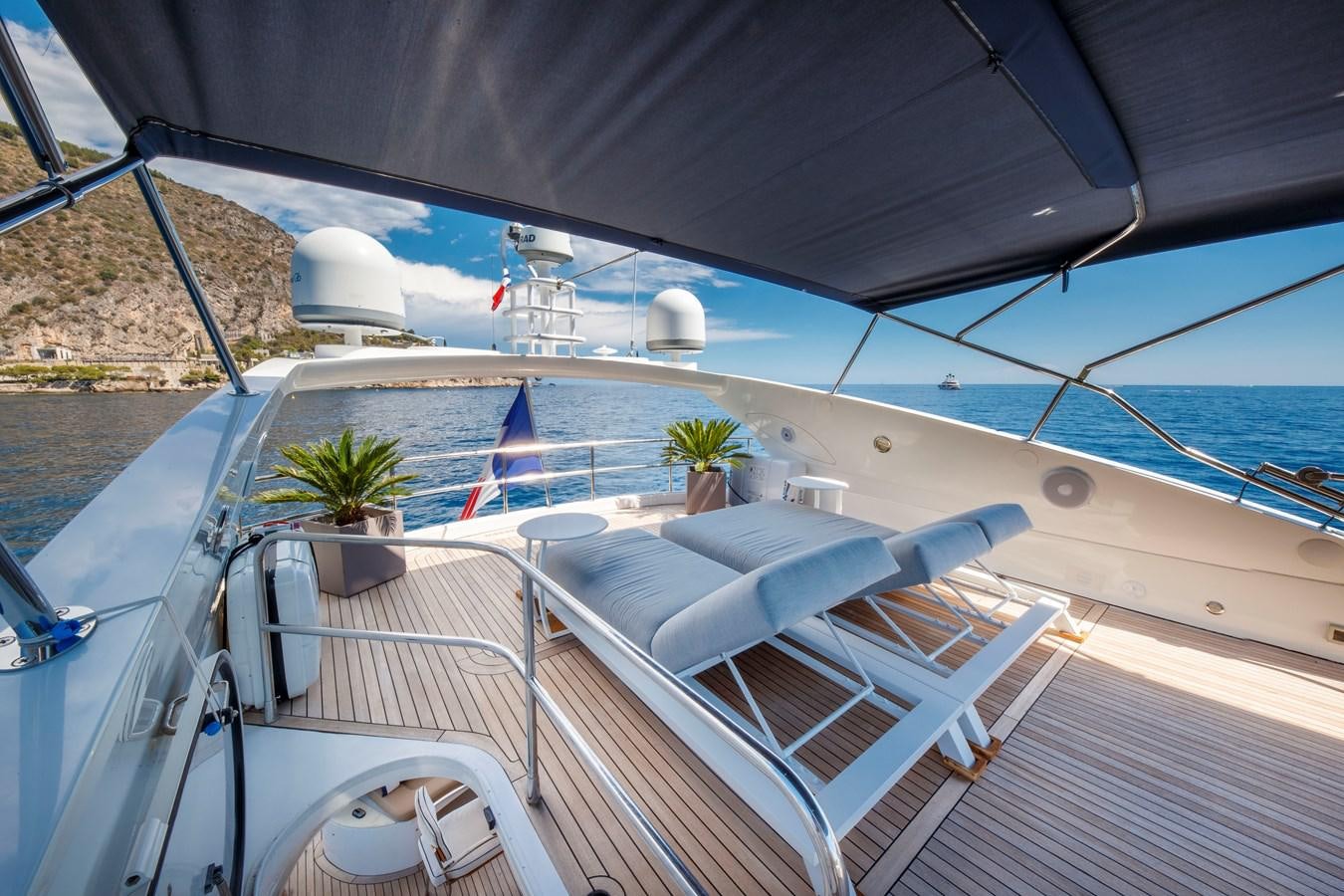 a boat on the water aboard LADY YOUSRA Yacht for Sale