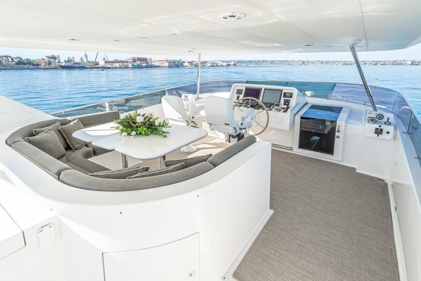a boat on the water aboard BESAME Yacht for Sale