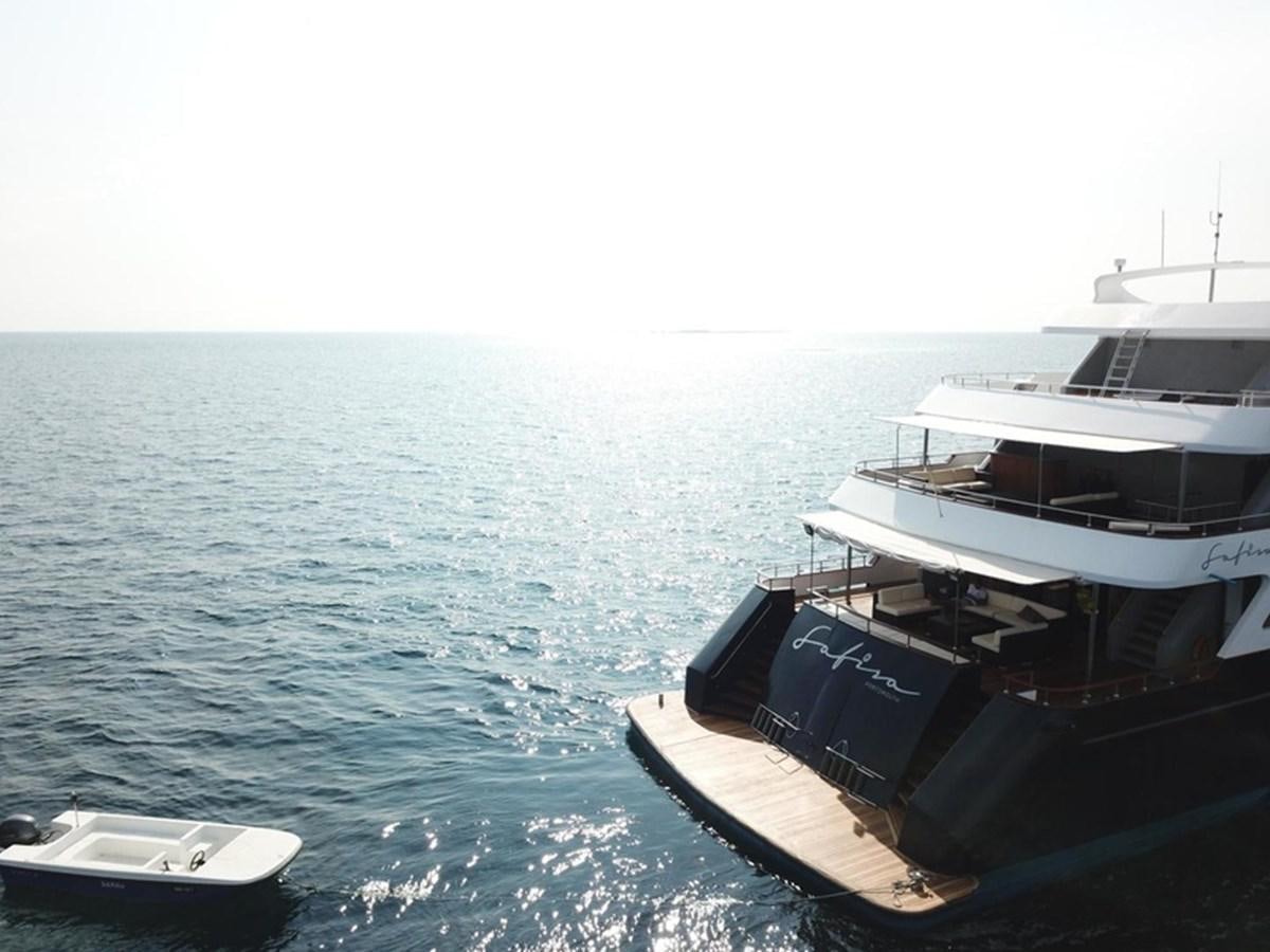 a boat in the water aboard 2017 SAFARI  142 CUSTOM Yacht for Sale