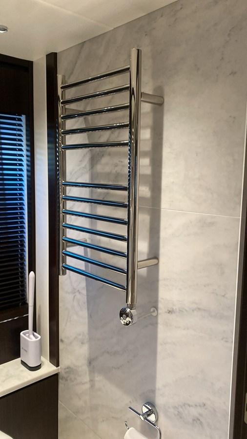 a shower unit in a bathroom aboard SUNSEEKER 75 SPORT YACHT Yacht for Sale