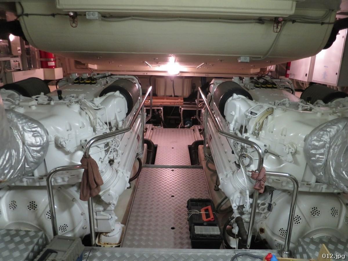 a room full of white machines aboard RIVA 86 DOMINO Yacht for Sale