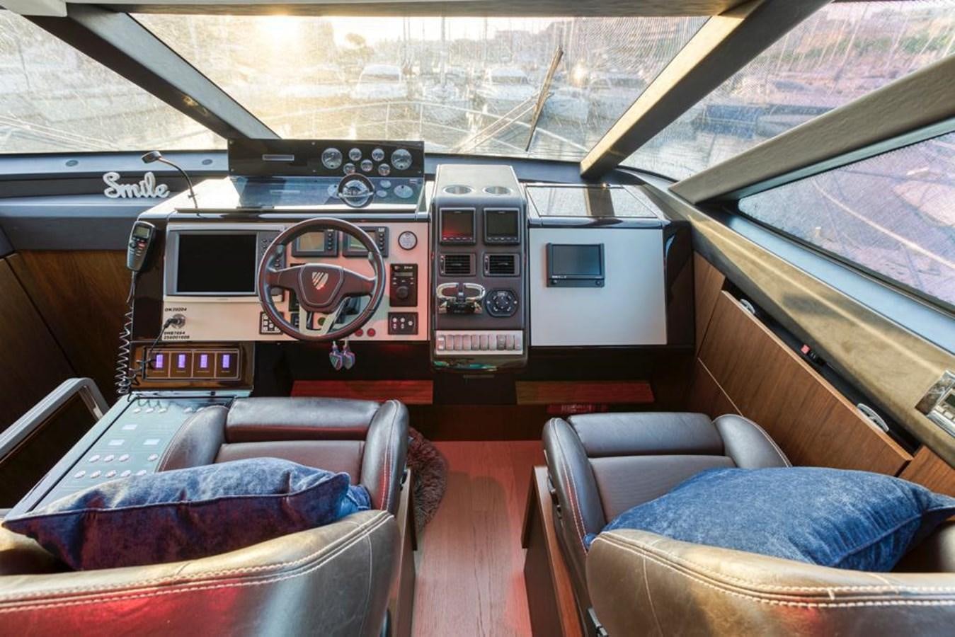inside of a vehicle aboard LANA 1 Yacht for Sale