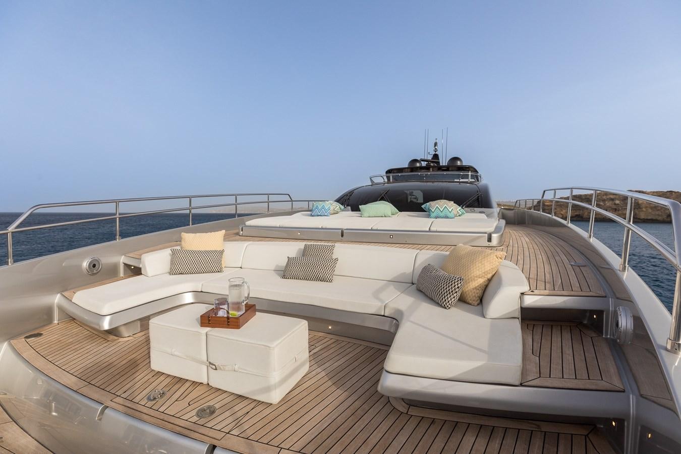 a boat on a deck aboard RIES Yacht for Sale