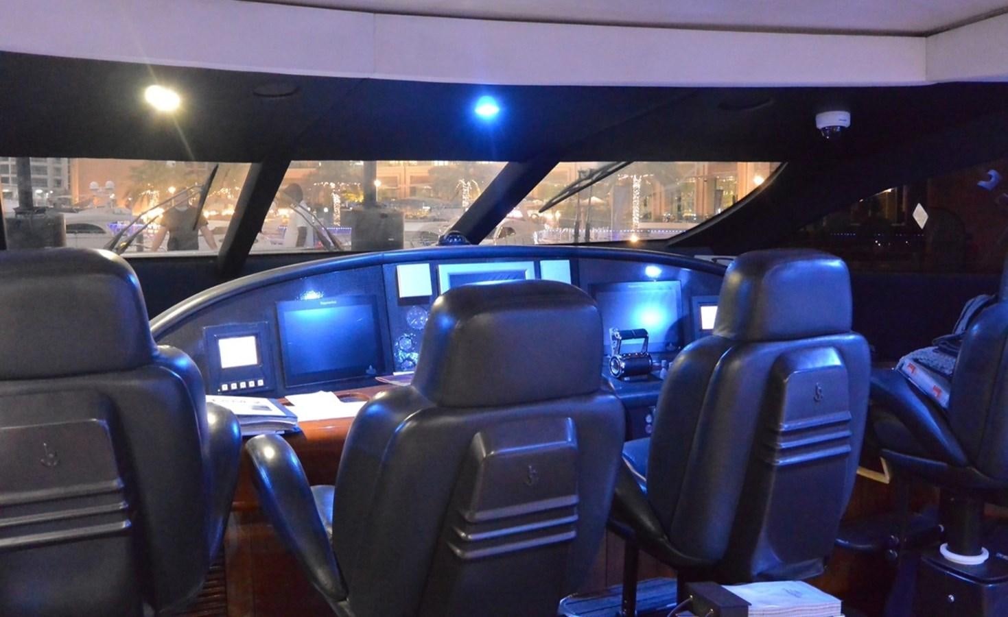 inside of a car aboard 2004 SUNSEEKER PREDATOR 95 Yacht for Sale