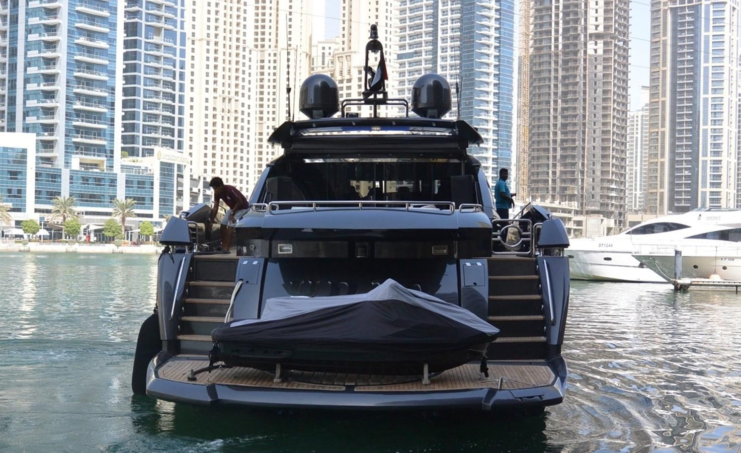 a boat with a statue on it aboard 2004 SUNSEEKER PREDATOR 95 Yacht for Sale