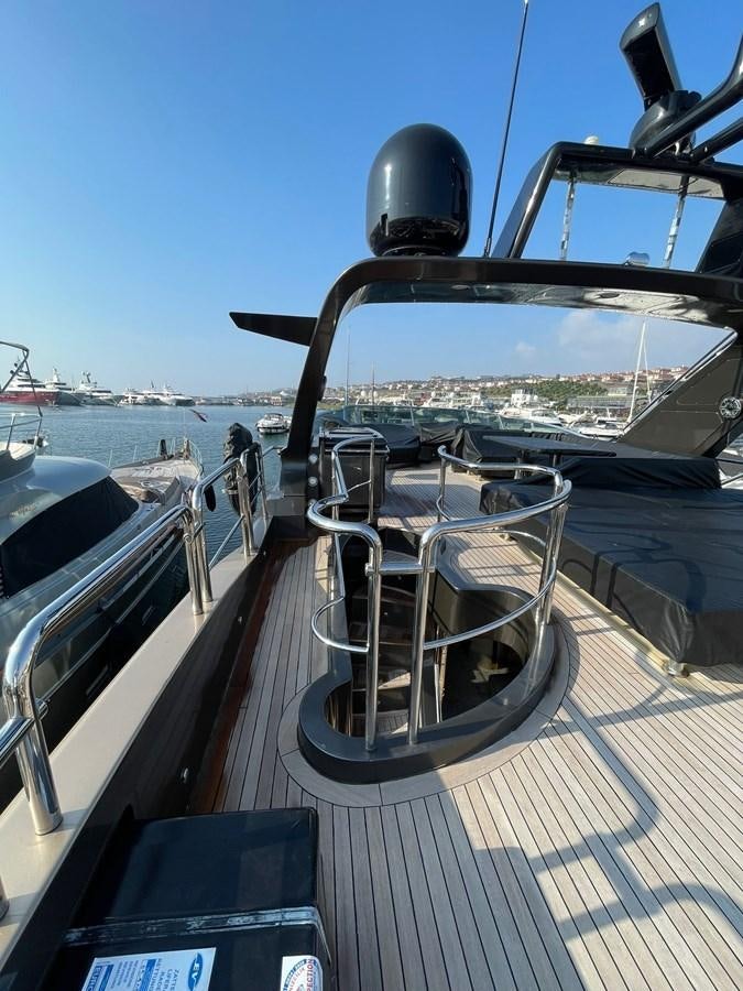 a boat on the water aboard AOP Yacht for Sale