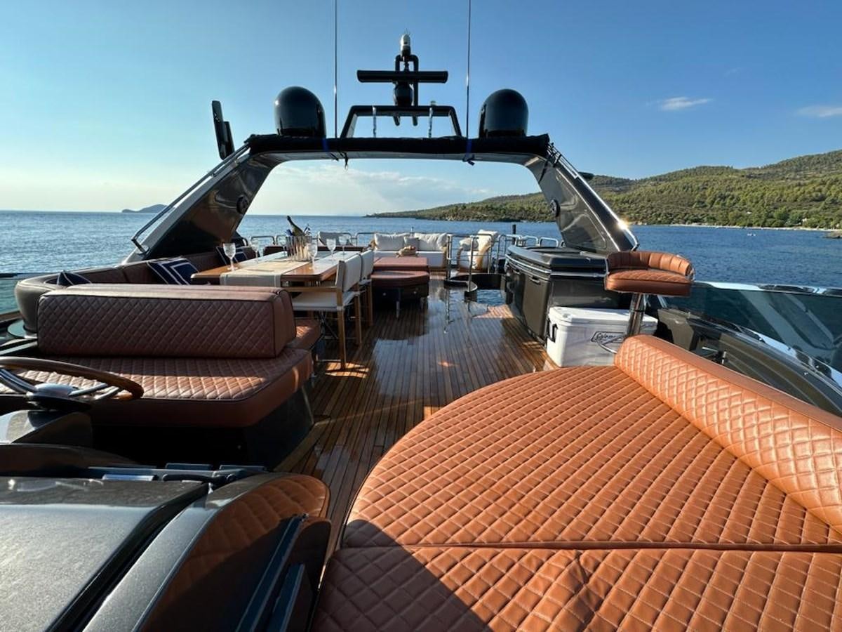 a boat on a boat aboard AOP Yacht for Sale