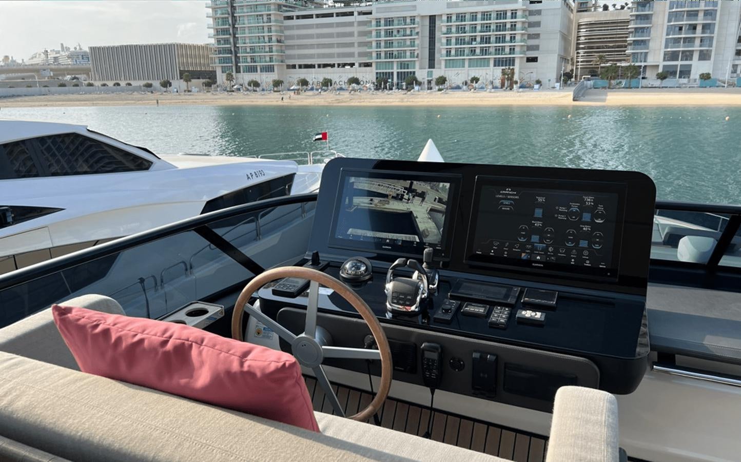 a boat on the water aboard 2022 CRANCHI 78 Yacht for Sale