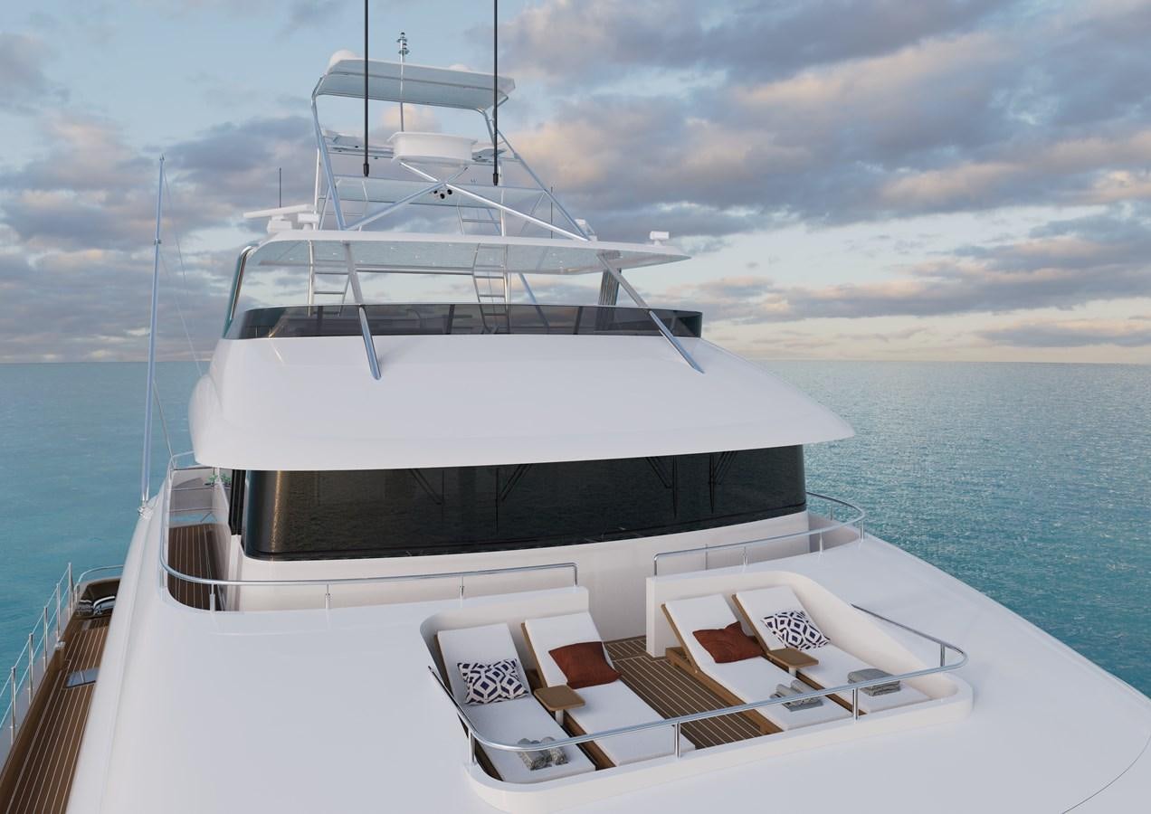 a boat on the water aboard STELLARCAT SF2603 Yacht for Sale