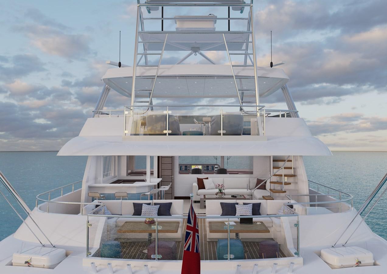 a boat on the water aboard STELLARCAT SF2603 Yacht for Sale