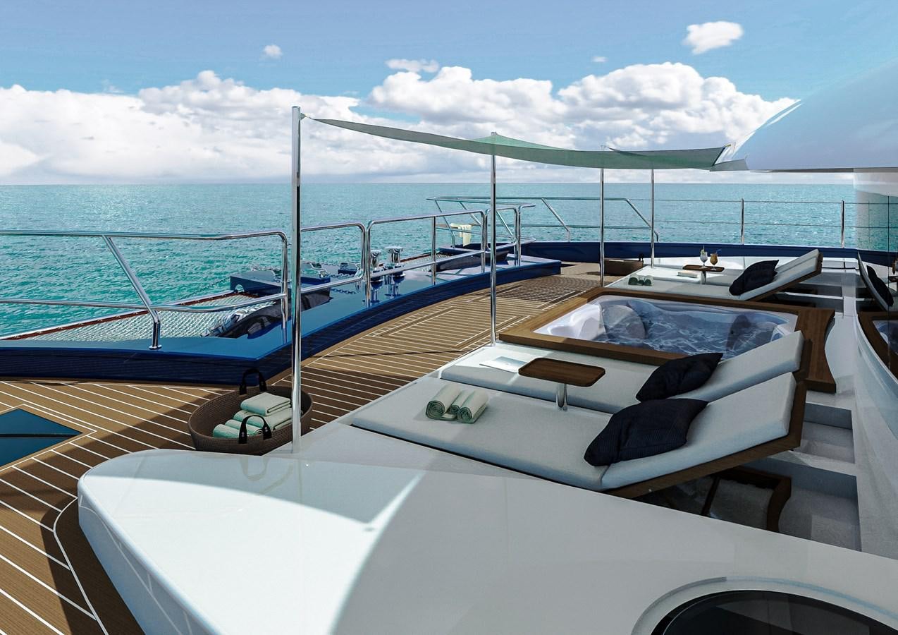 a boat on the water aboard STELLARCAT AL2502 Yacht for Sale