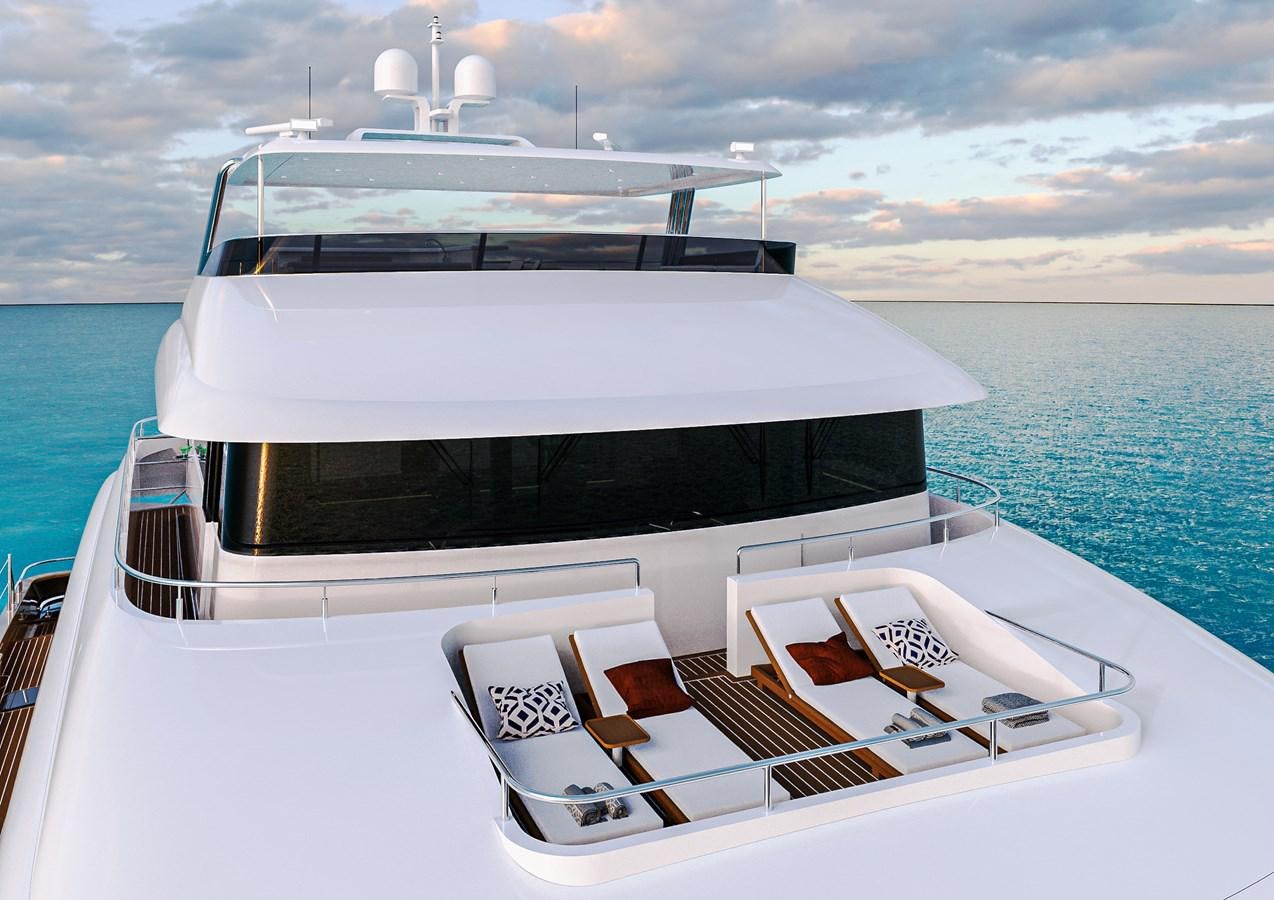 a boat on the water aboard STELLARCAT AL2502 Yacht for Sale
