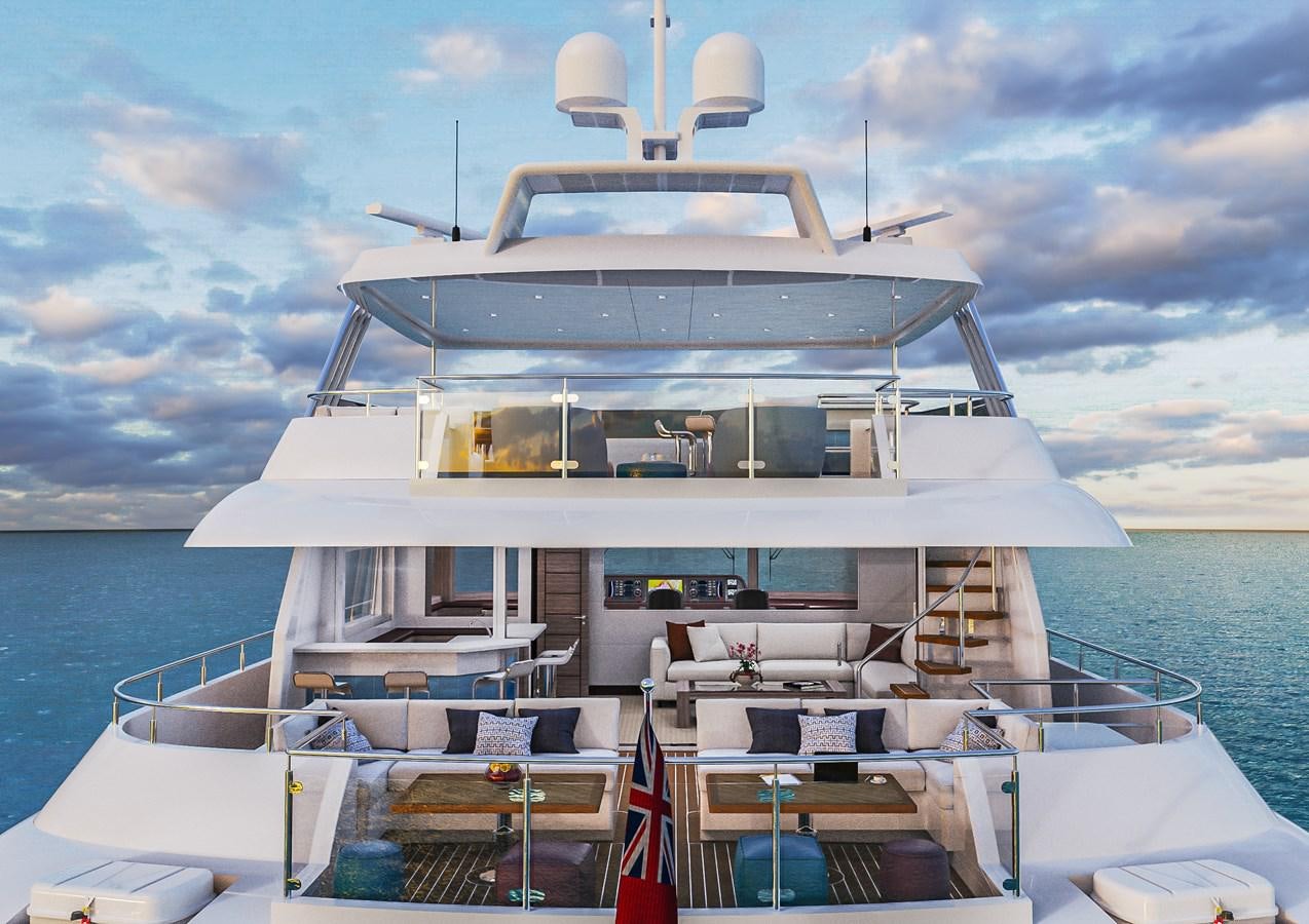 a boat on the water aboard STELLARCAT AL2502 Yacht for Sale