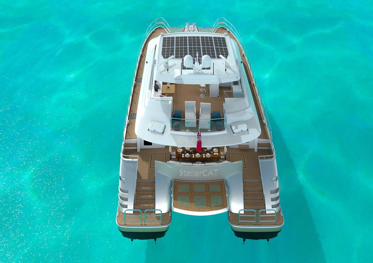 a white and black object aboard STELLARCAT AL2002 Yacht for Sale