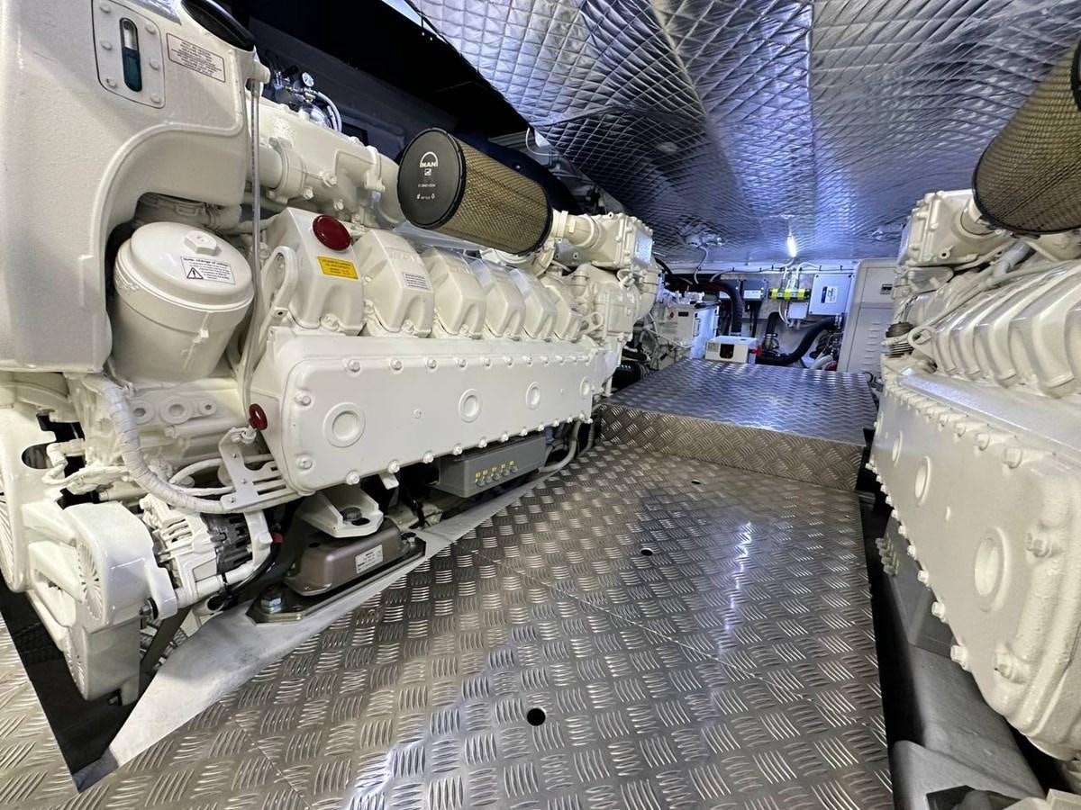 a machine in a factory aboard SAAM 1 Yacht for Sale