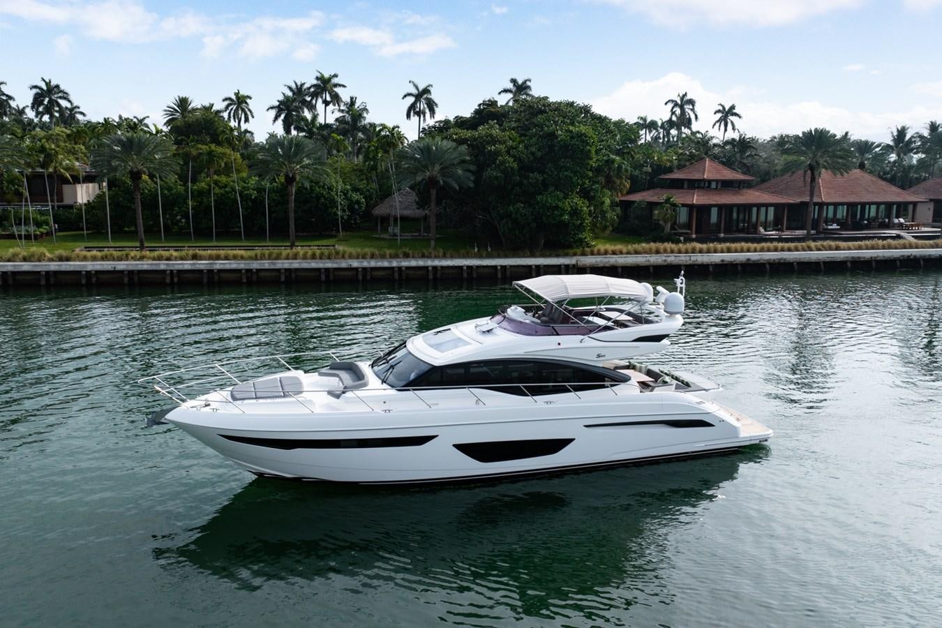 a white boat on water aboard CINDERELLA Yacht for Sale