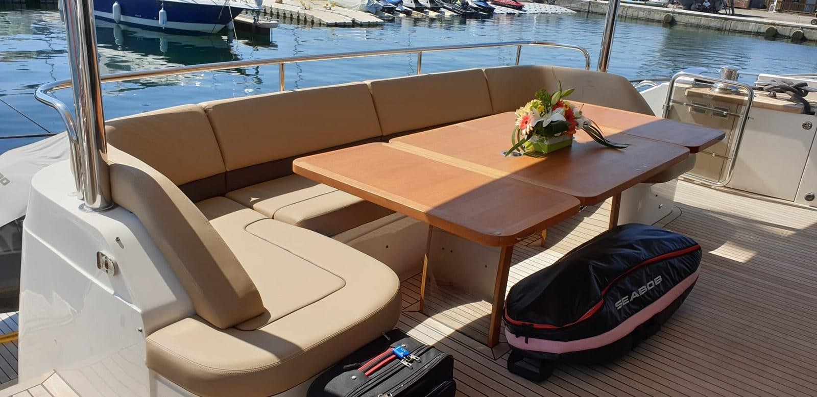 a boat on the water aboard PRINCESS 21M Yacht for Sale