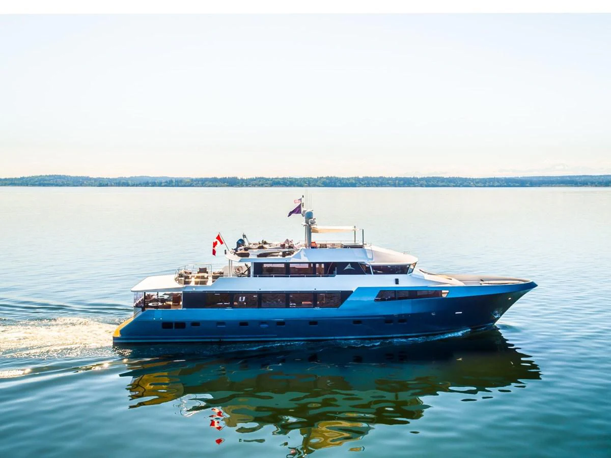 a boat on the water aboard ASCENTE Yacht for Sale