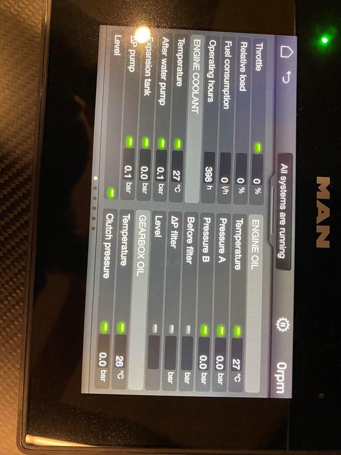 a rectangular electronic device aboard THE KEYS Yacht for Sale