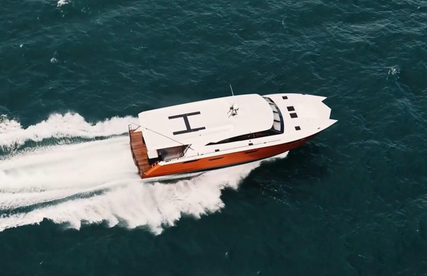 a boat in the ocean aboard THE KEYS Yacht for Sale