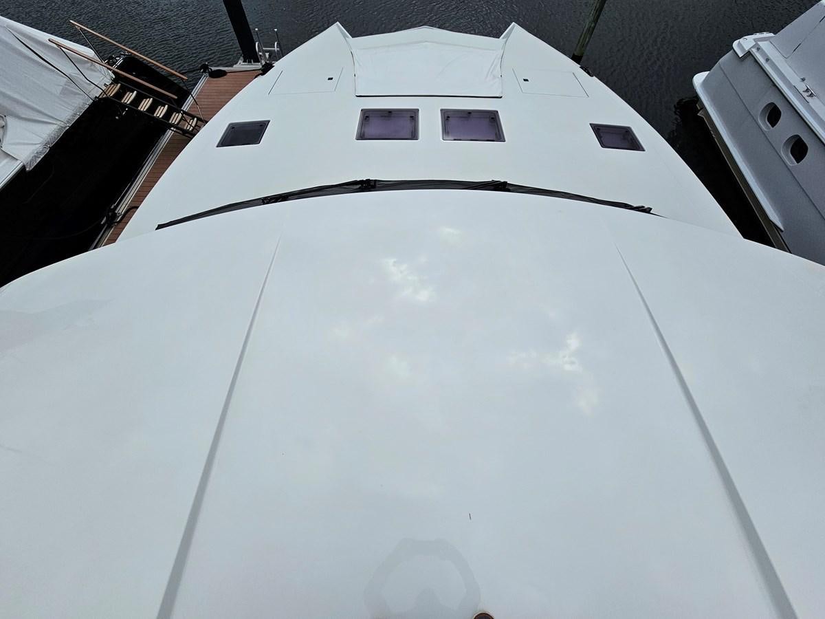 a white rectangular object with a black center aboard THE KEYS Yacht for Sale