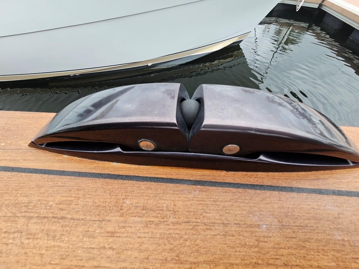 a knife on a table aboard THE KEYS Yacht for Sale