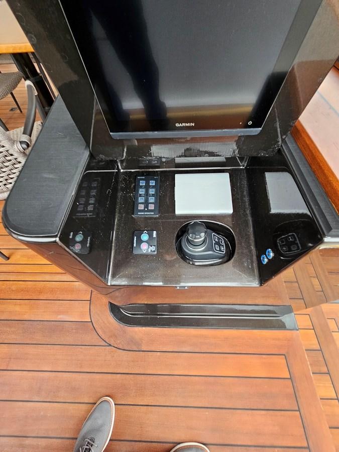 a black rectangular object with a screen aboard THE KEYS Yacht for Sale
