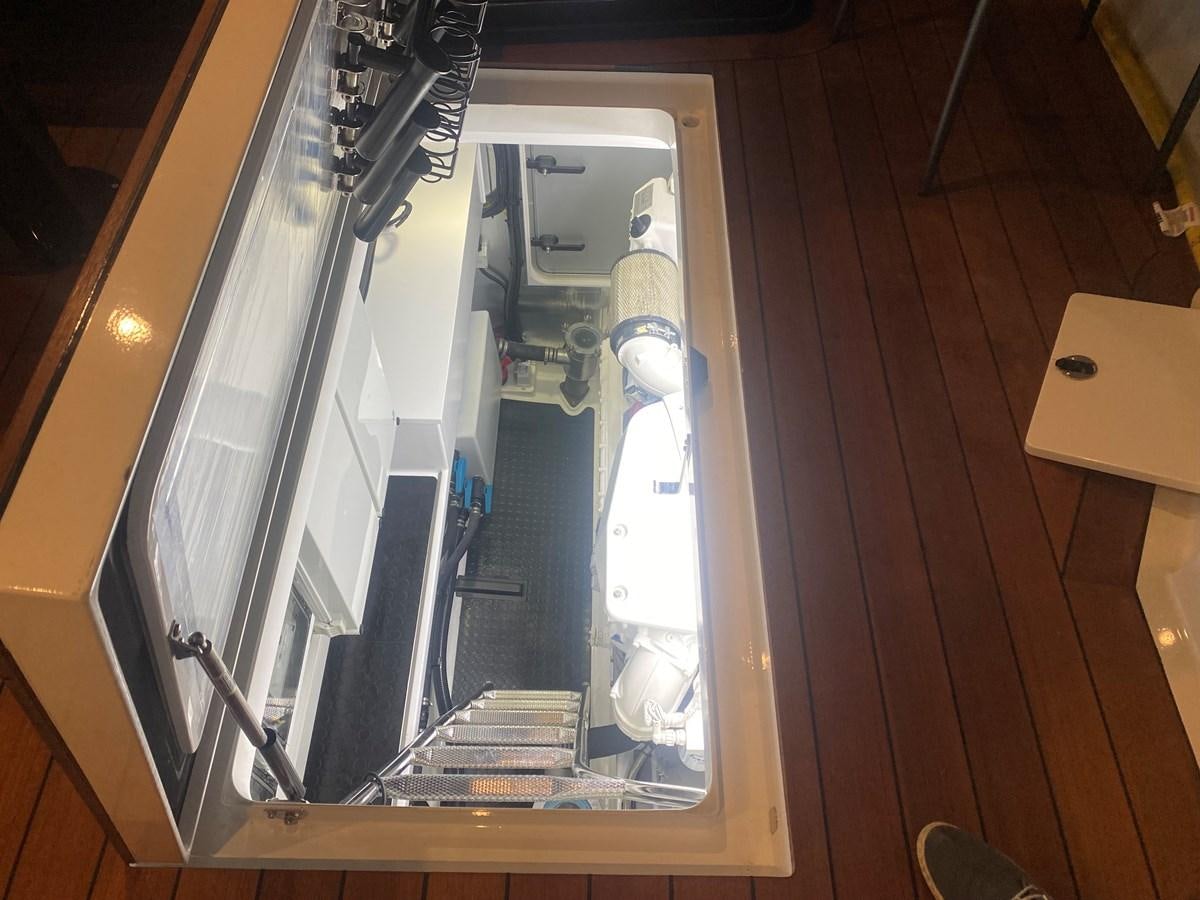 a space ship in a museum aboard THE KEYS Yacht for Sale