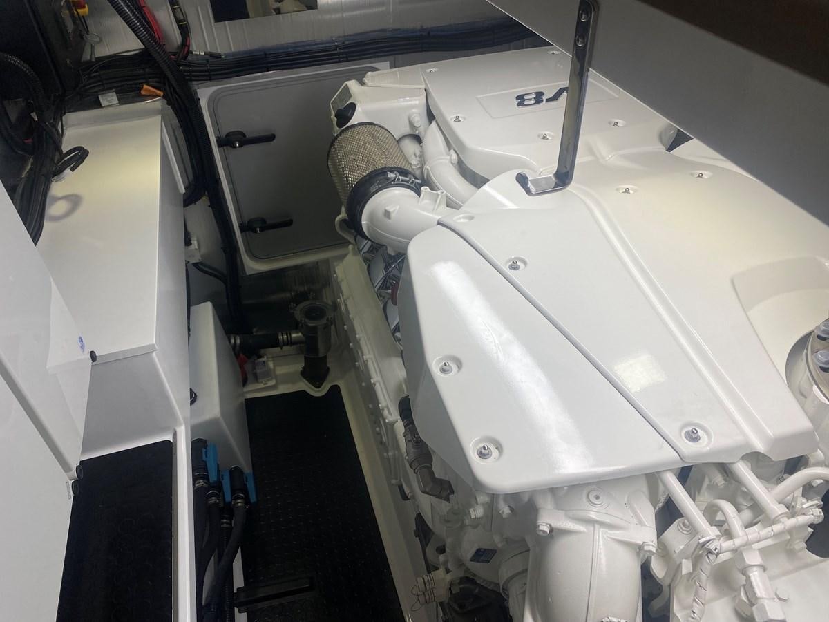 a machine with a large piece of equipment on it aboard THE KEYS Yacht for Sale