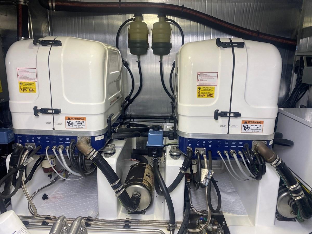 a close-up of a machine aboard THE KEYS Yacht for Sale