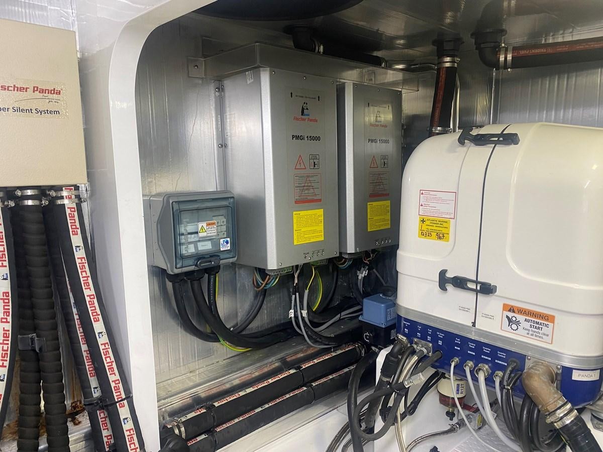 a close-up of a machine aboard THE KEYS Yacht for Sale