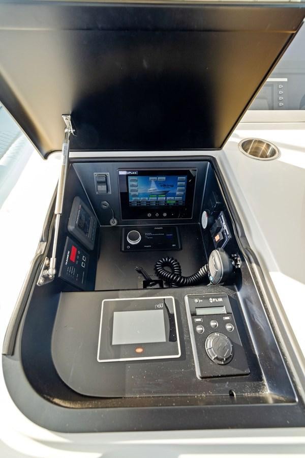 the inside of a car aboard ZATARA Yacht for Sale