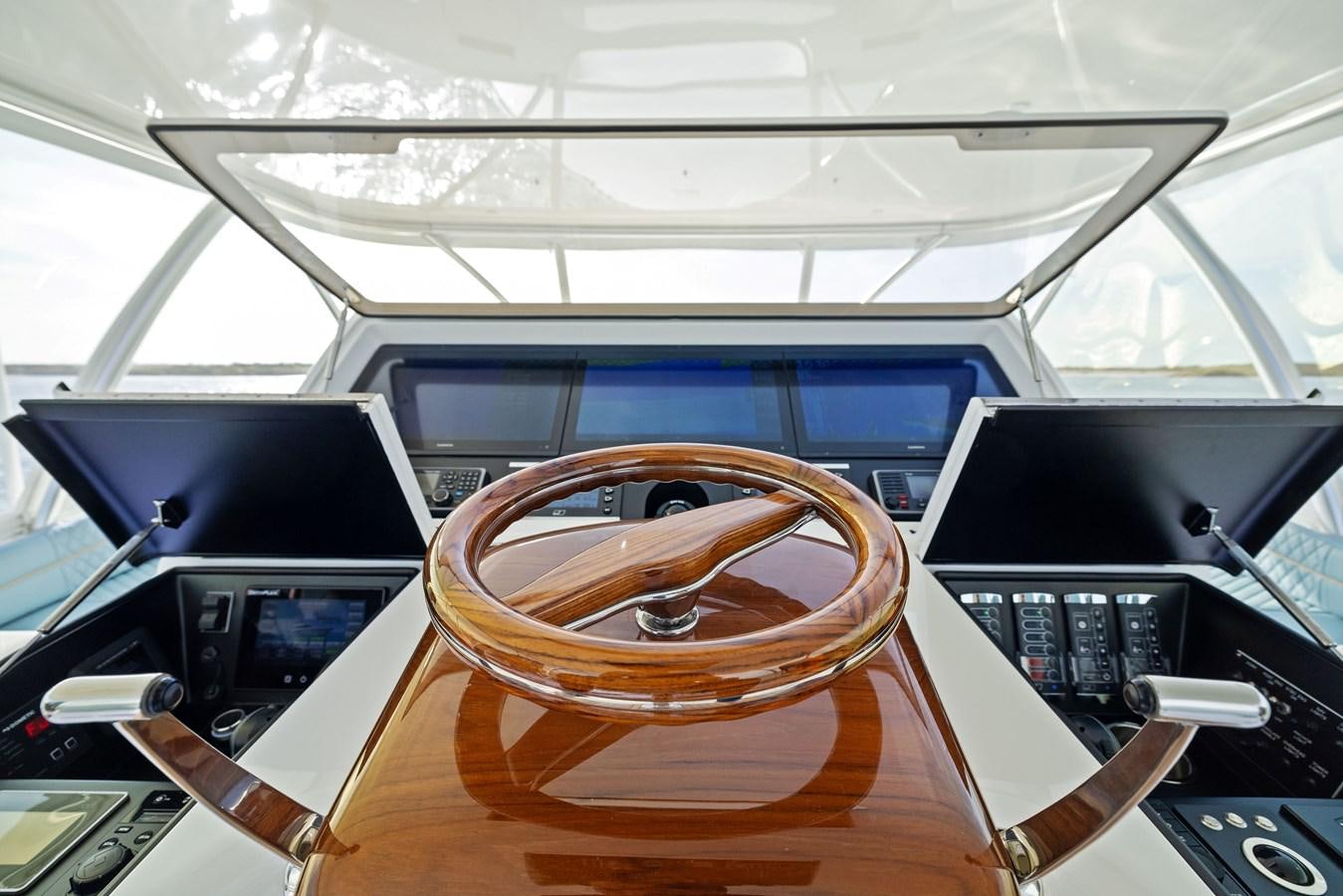 a close-up of a car's dashboard aboard ZATARA Yacht for Sale