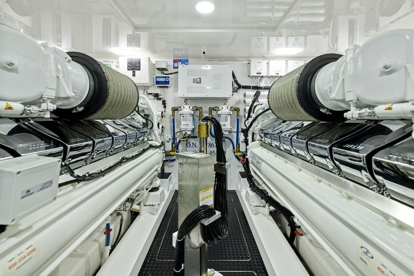 a close-up of a machine aboard ZATARA Yacht for Sale