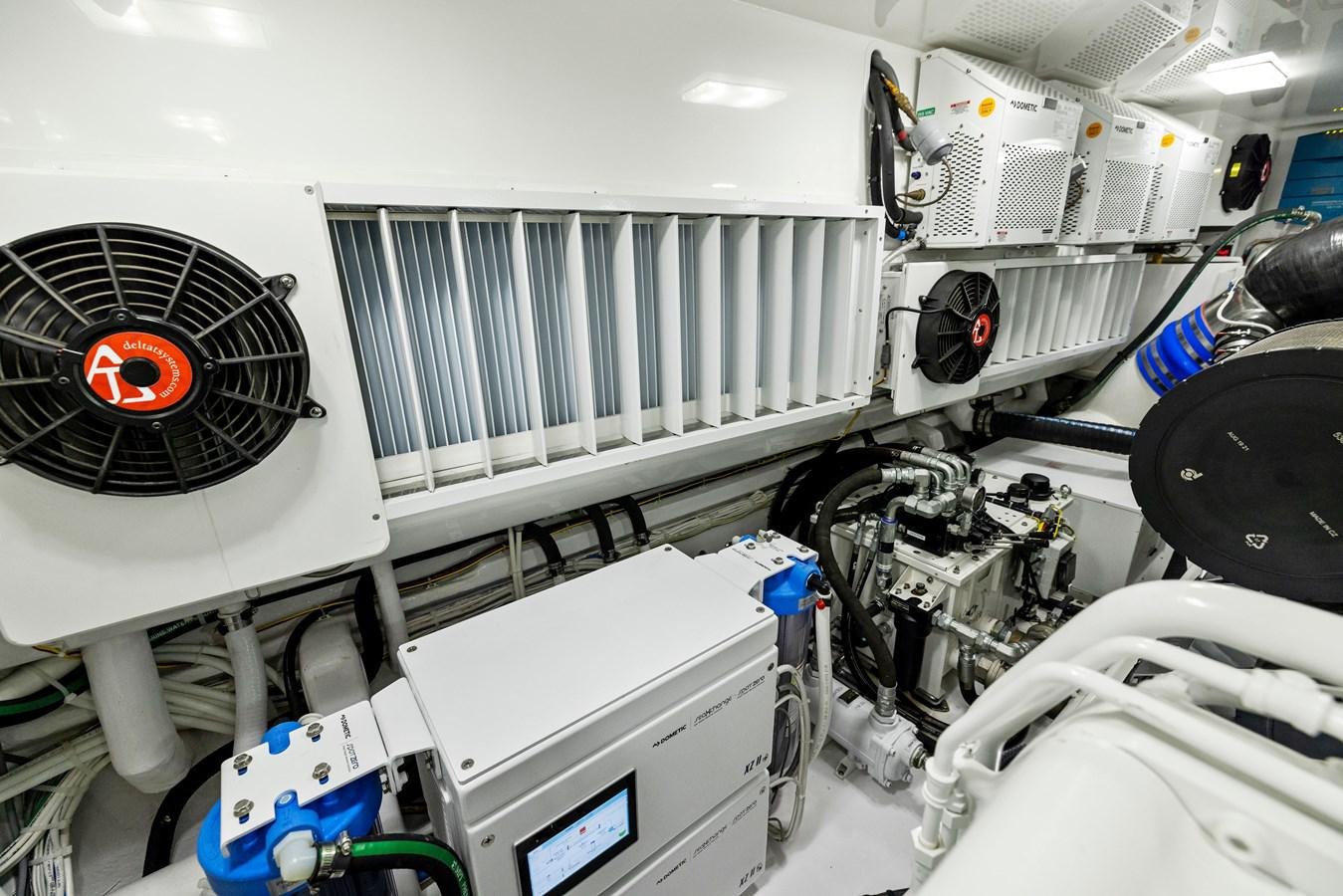a close-up of a machine aboard ZATARA Yacht for Sale