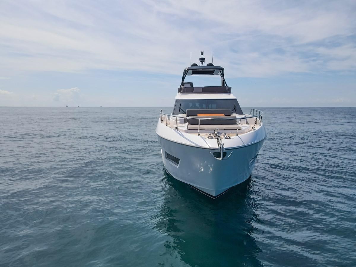 a boat in the water aboard SILVER MOON Yacht for Sale
