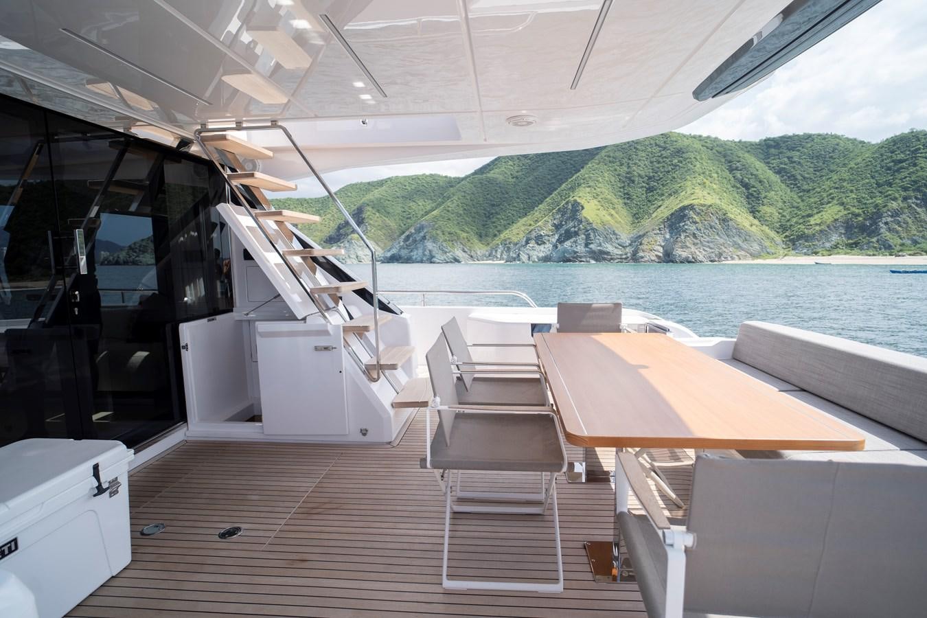 a boat on the water aboard SILVER MOON Yacht for Sale