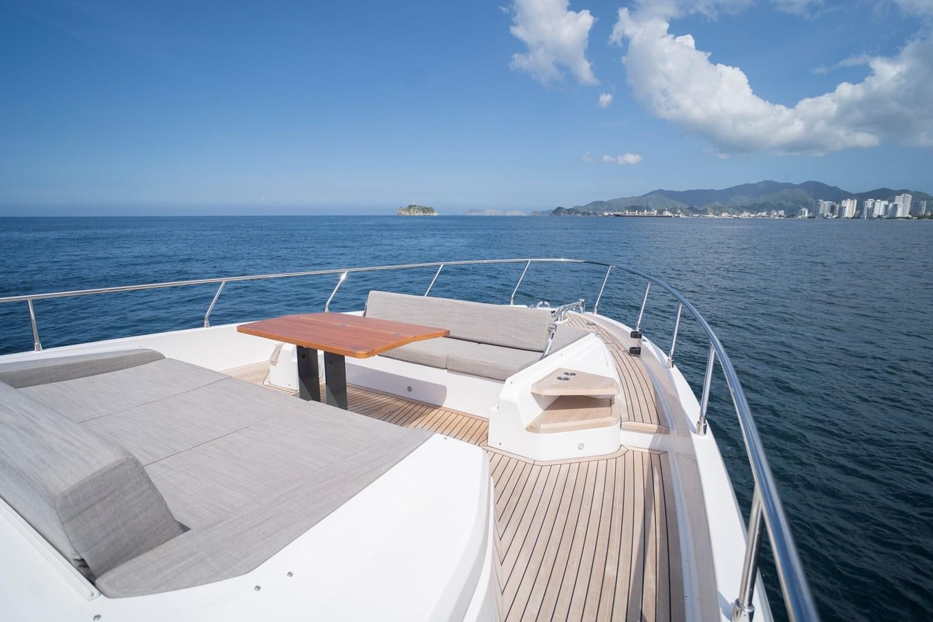 a boat on the water aboard SILVER MOON Yacht for Sale