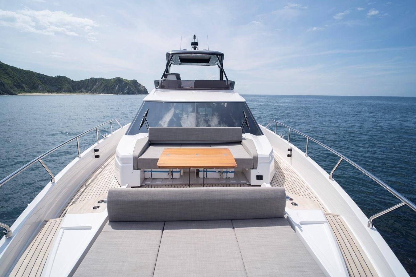a boat on a body of water aboard SILVER MOON Yacht for Sale
