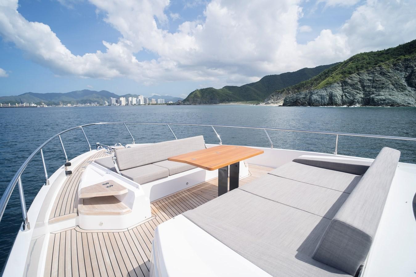 a boat on the water aboard SILVER MOON Yacht for Sale