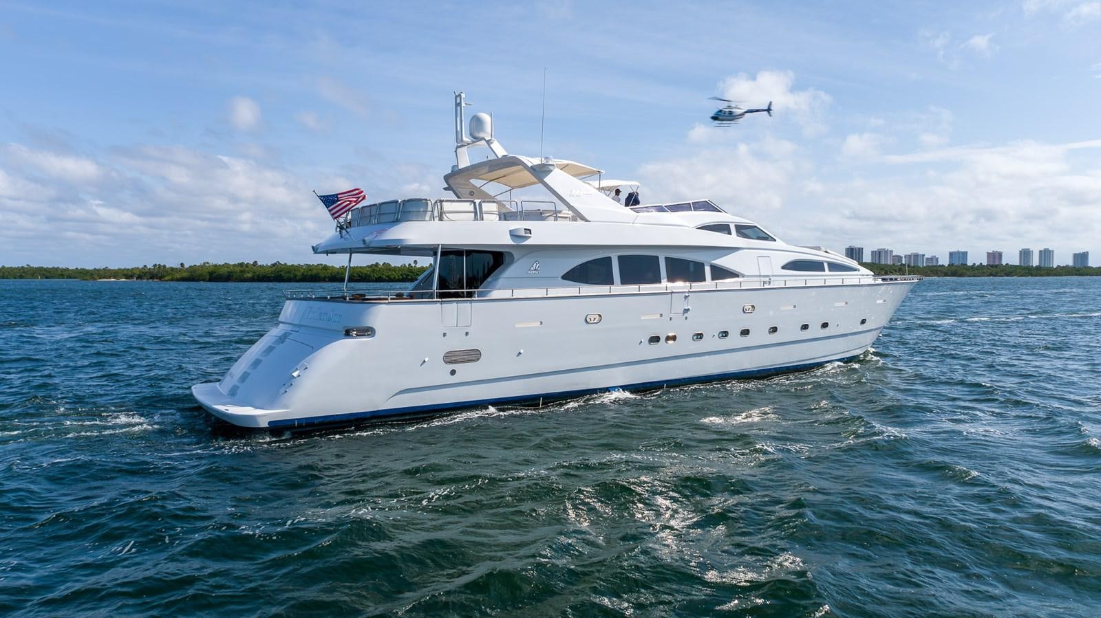 a boat in the water aboard ENDLESS SUN Yacht for Sale