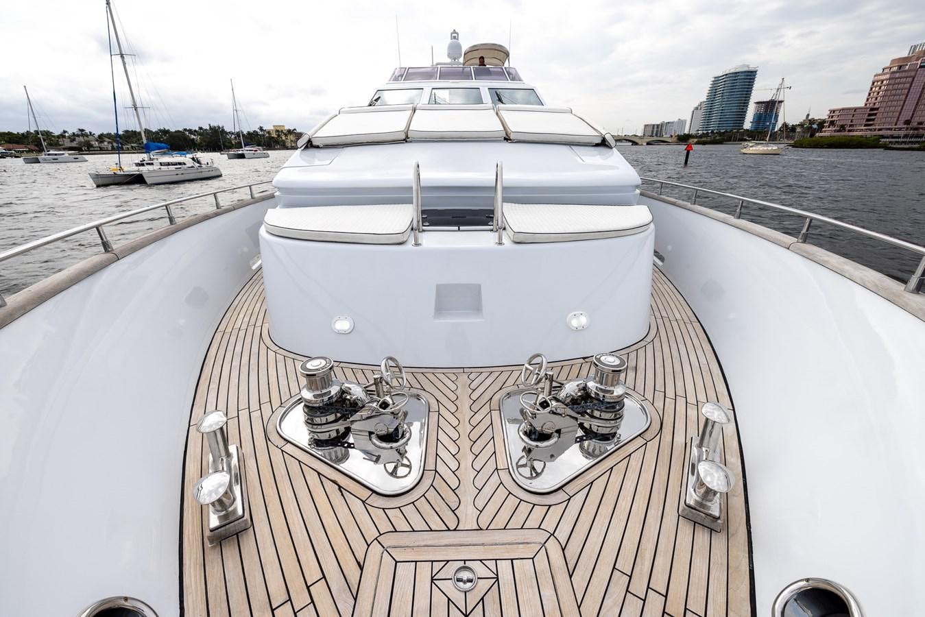 a boat on a dock aboard ENDLESS SUN Yacht for Sale